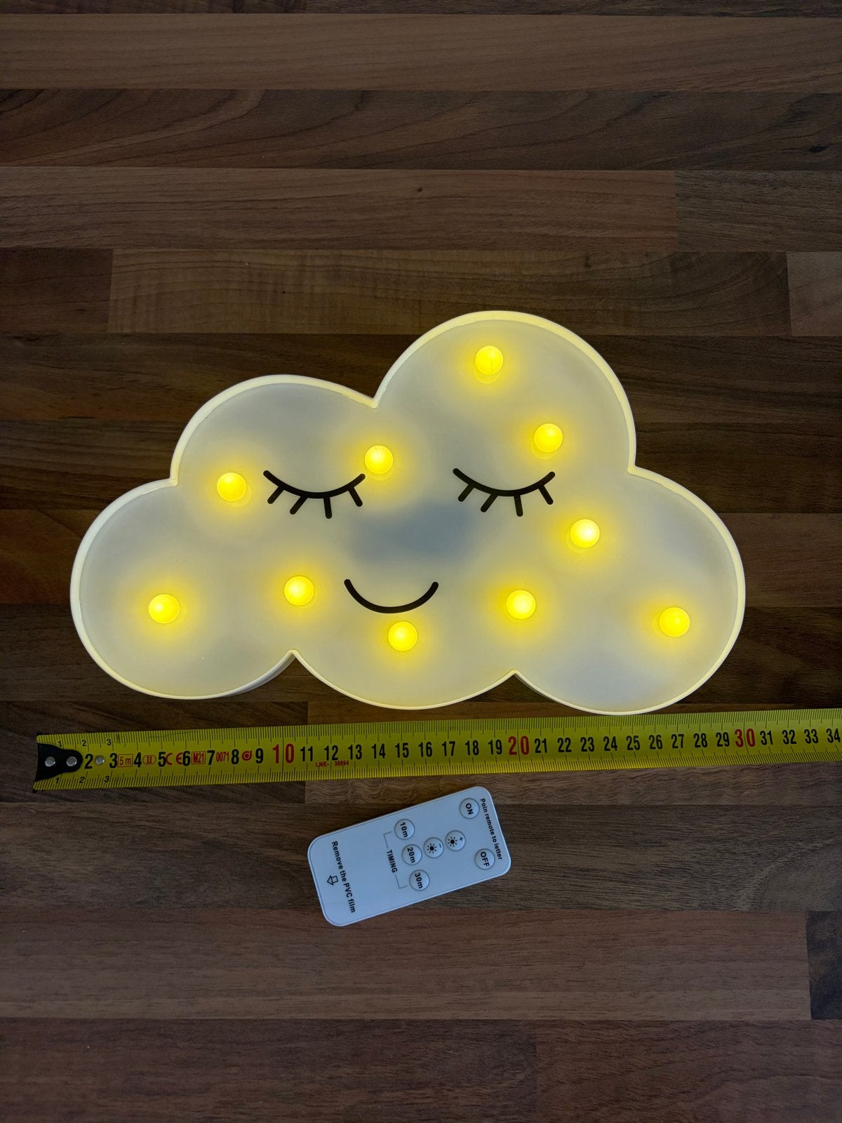 Leuke wolkenlamp met afstandsbediening voor kinderkamer, Overige merken, Ophalen of Verzenden, Zo goed als nieuw, Wit