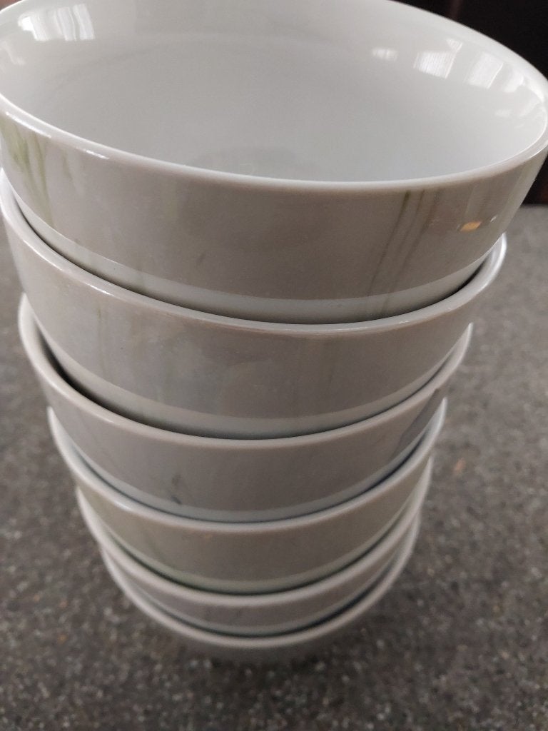 Schaaltje parelmoer schaal bakje soepkom toetjes, Porselein of Keramiek, Schaal, Rond, Ophalen of Verzenden