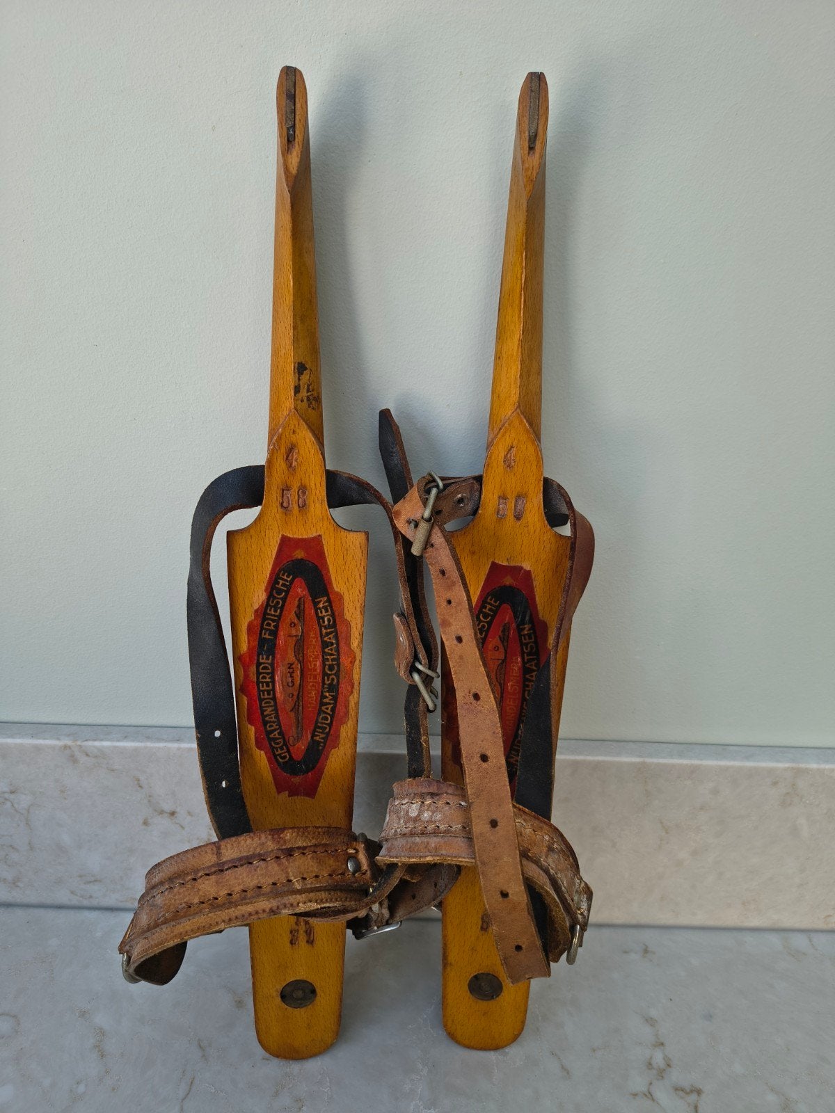 antieke Nijdam schaatsen, Antiek en Kunst, Ophalen of Verzenden