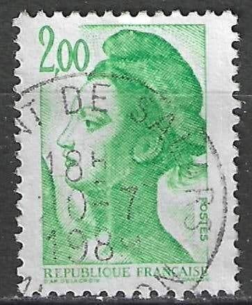 Frankrijk 1985 - Yvert 2484 - Liberte de Gandon - 2 F. (ST), Verzenden, Gestempeld