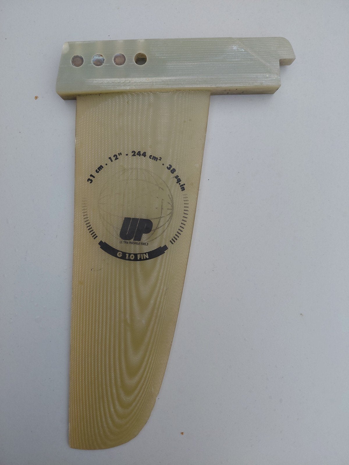 UP G10 Windsurf Trimbox Vin 31 cm (12 inch) Slalom/Freeride, Ophalen of Verzenden, Gebruikt, Plank