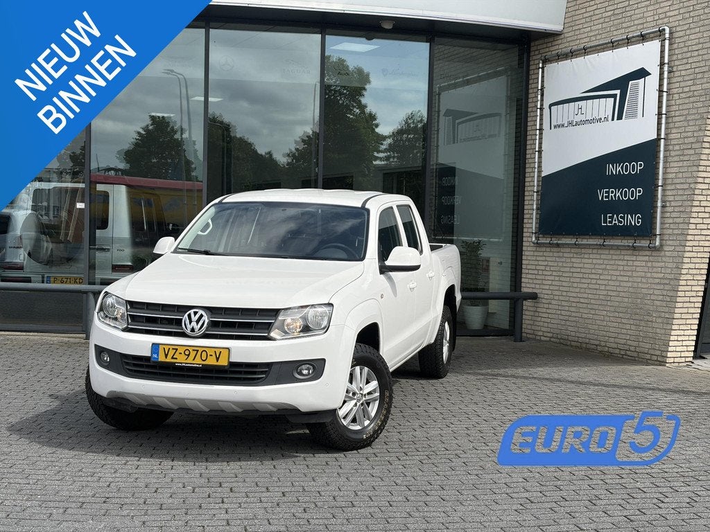 Volkswagen Amarok 2.0 TDI Dubbele Cabine*AUTOMAAT*A/C*CRUISE, Auto's, Volkswagen, Euro 5, Gebruikt, Zwart, 4 cilinders