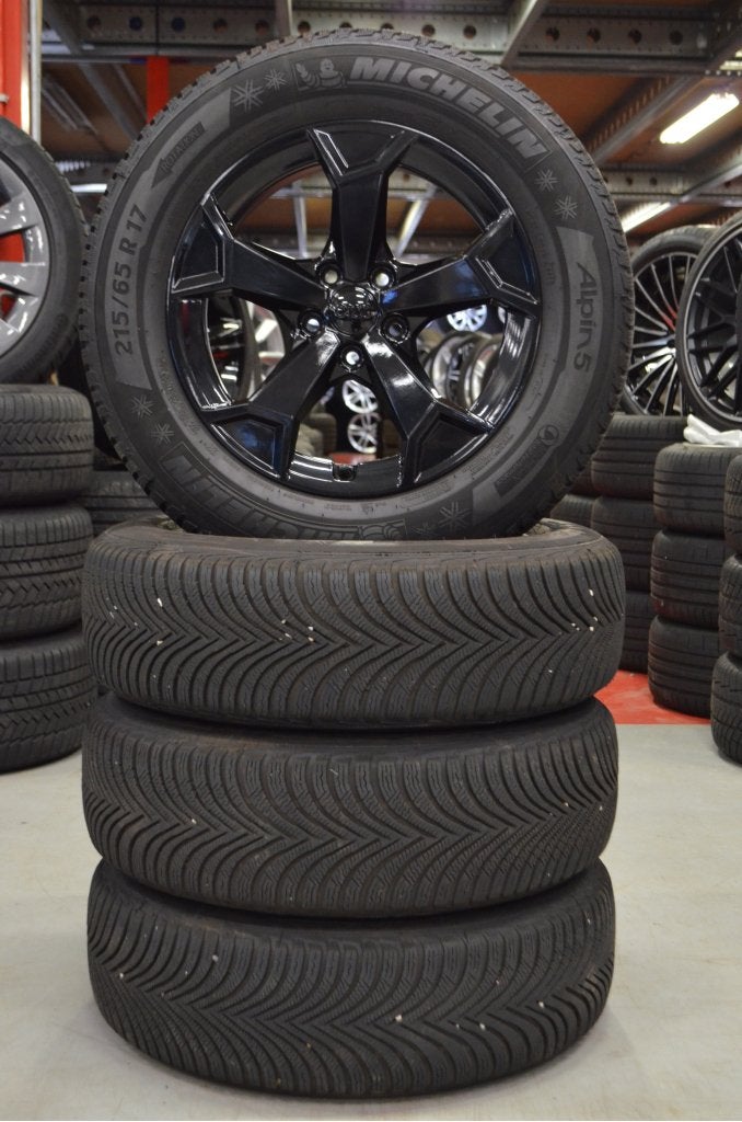Org. 17" Audi Q3 Velgen 5x112 ET38 57.1 + Winterbanden, Niet ingevuld, Banden en Velgen, Niet ingevuld, 17 inch