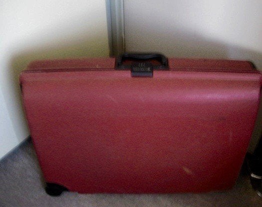 GROTE RODE CARLTON KOFFER hard case, Hard kunststof, Zo goed als nieuw, 70 cm of meer, Ophalen