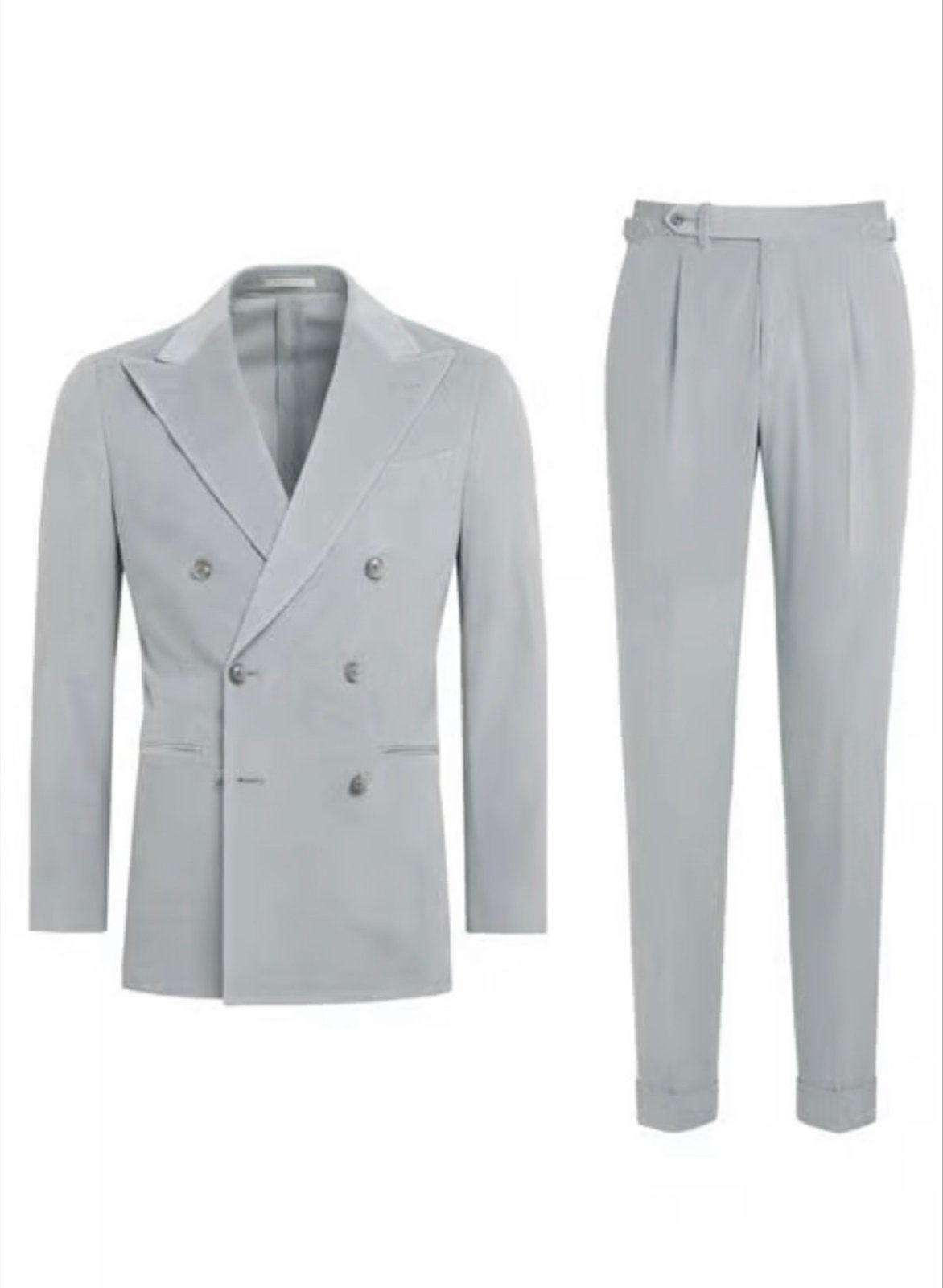 Suitsupply Havana Pak Lichtgrijs Corduroy - Nieuw, Ophalen of Verzenden, Nieuw, Maat 46 (S) of kleiner, Grijs