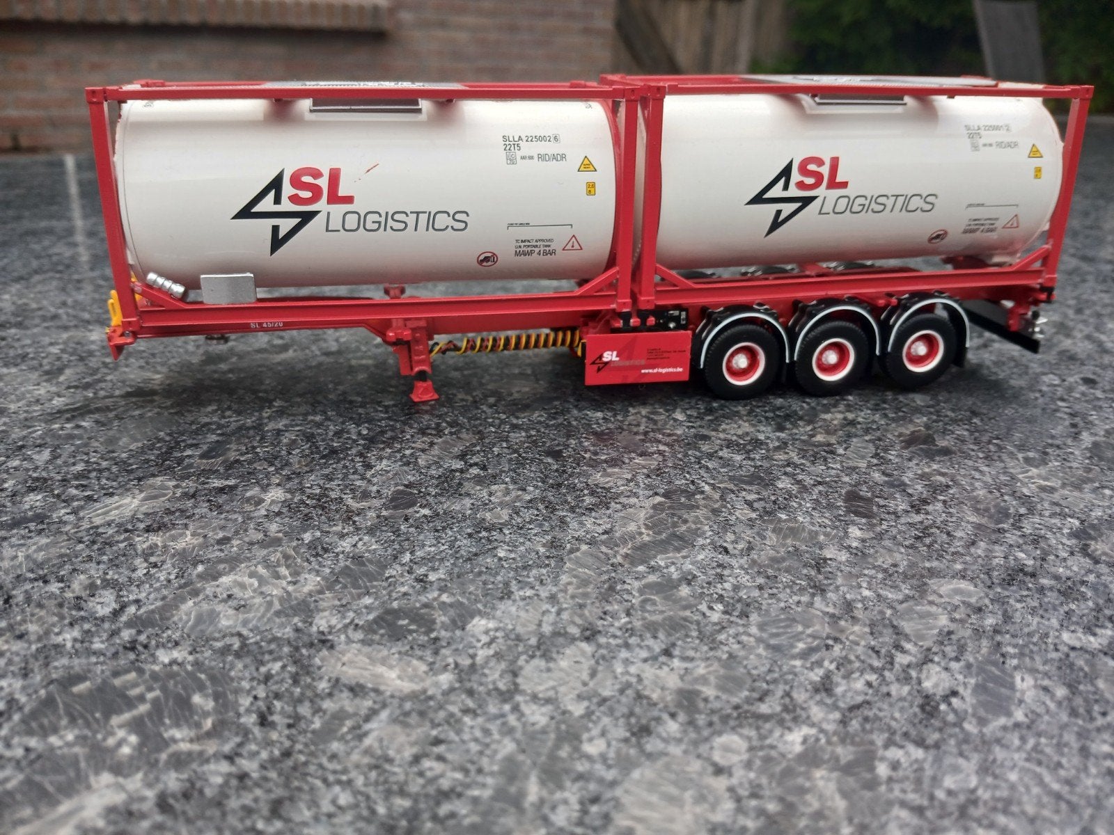 SL logistiek. .Tekno 1:50, Ophalen of Verzenden, Zo goed als nieuw, Bus of Vrachtwagen, Tekno