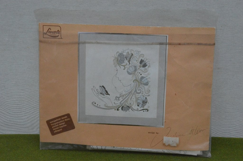 borduurpakket Lanarte design by Jacoline Klein: Moeder met, Ophalen of Verzenden, Nieuw, Handborduren, Borduurpakket