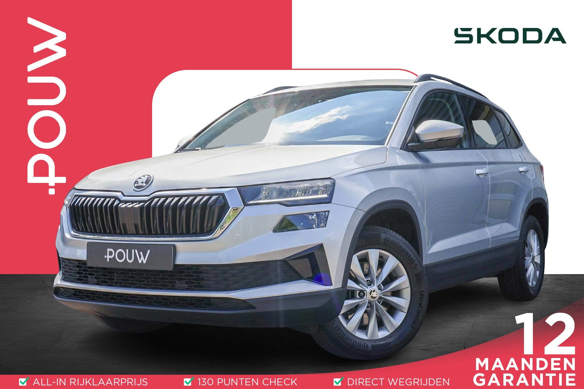 Skoda Karoq 1.5 TSI 150pk DSG ACT Business Edition | Navigat, Auto's, 12 maanden, Stof, 4 cilinders, 19 km/l