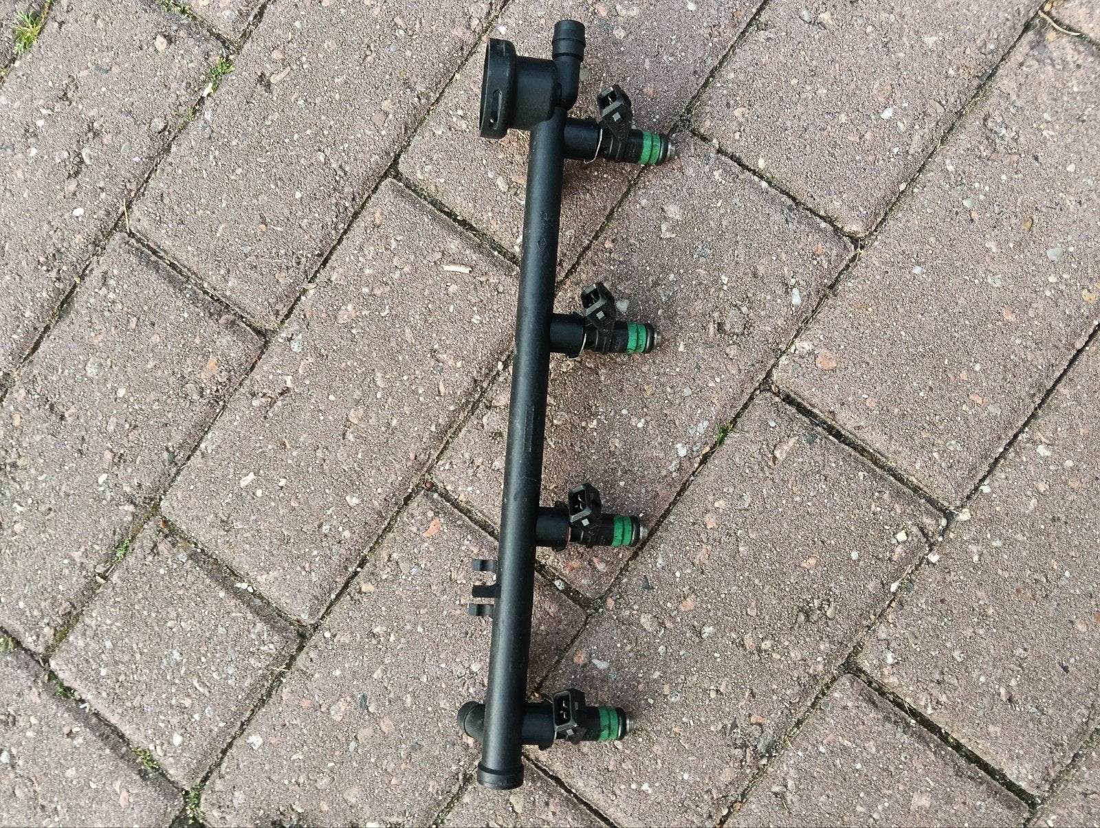 Renault Injectierail met 4x Injectoren – Werkend gedemonteer, Auto-onderdelen, Ophalen of Verzenden, Gebruikt, Renault