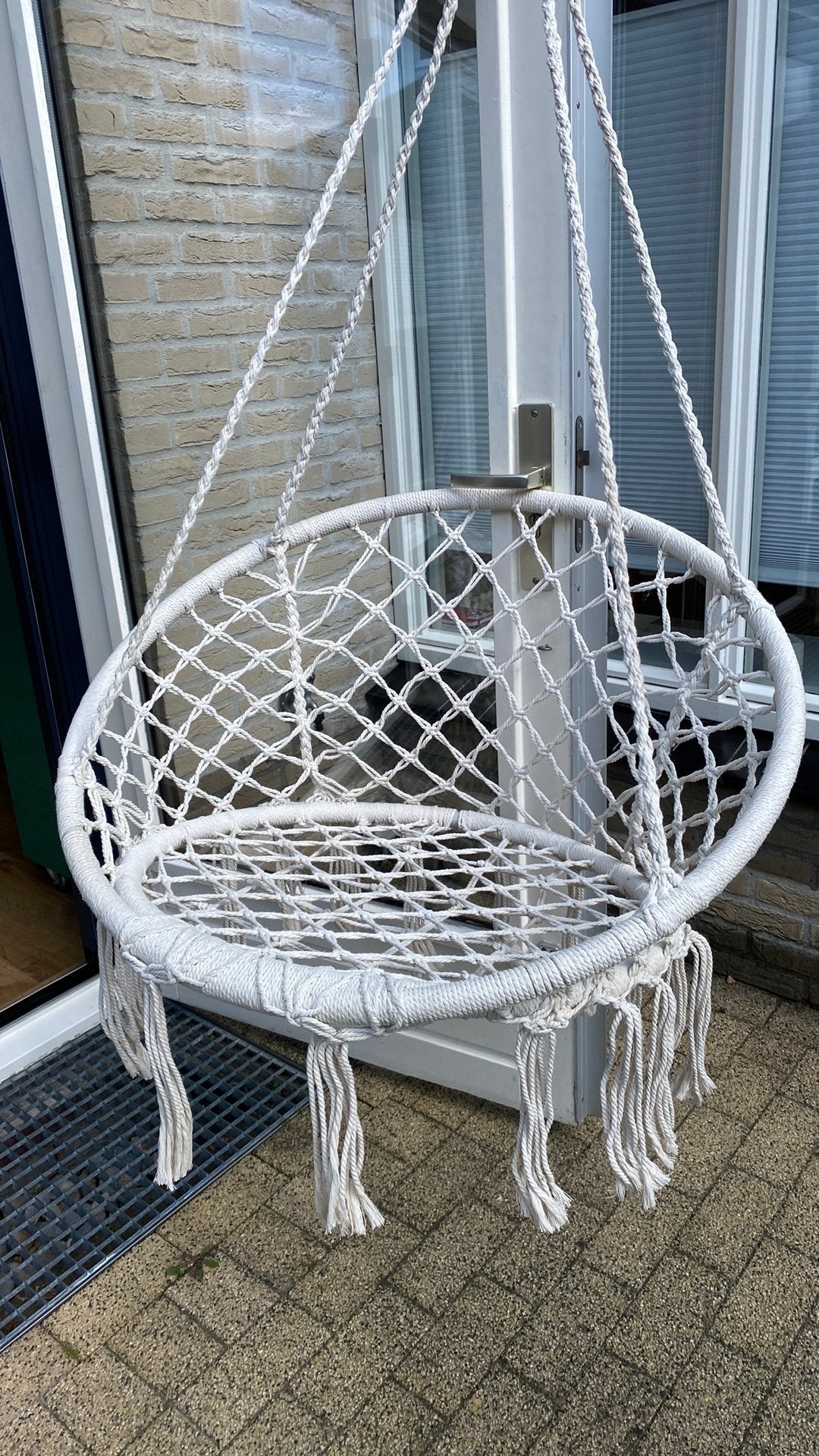 Schommelstoel /hangstoel macrame, Ophalen of Verzenden, Zo goed als nieuw