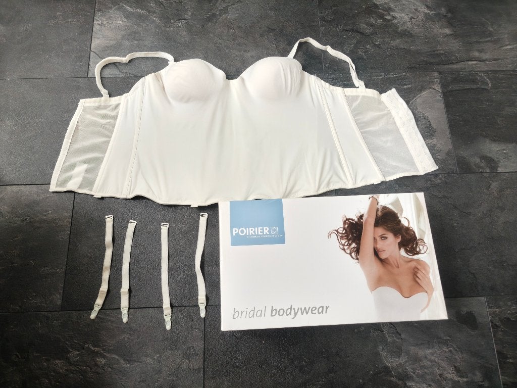 Poirier bridal bodywear torselet 426 ivory 90DD/E, Wit, Ophalen of Verzenden, Accessoires, Onbekend