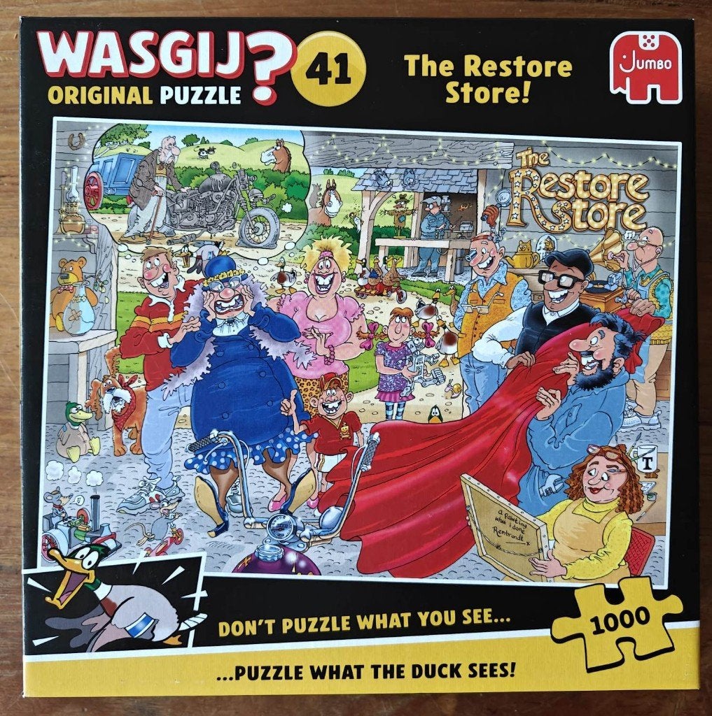 Wasgij Original 41 - The Restore Store, Ophalen, 500 t/m 1500 stukjes, Zo goed als nieuw, Legpuzzel