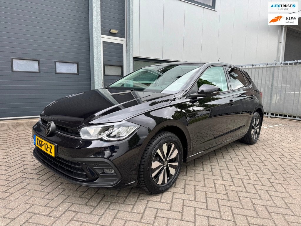 Volkswagen POLO 1.0 TSI 116PK DSG Goal Edition, Fabrieksgara, Auto's, Volkswagen, Stof, Gebruikt, 116 pk, Zwart