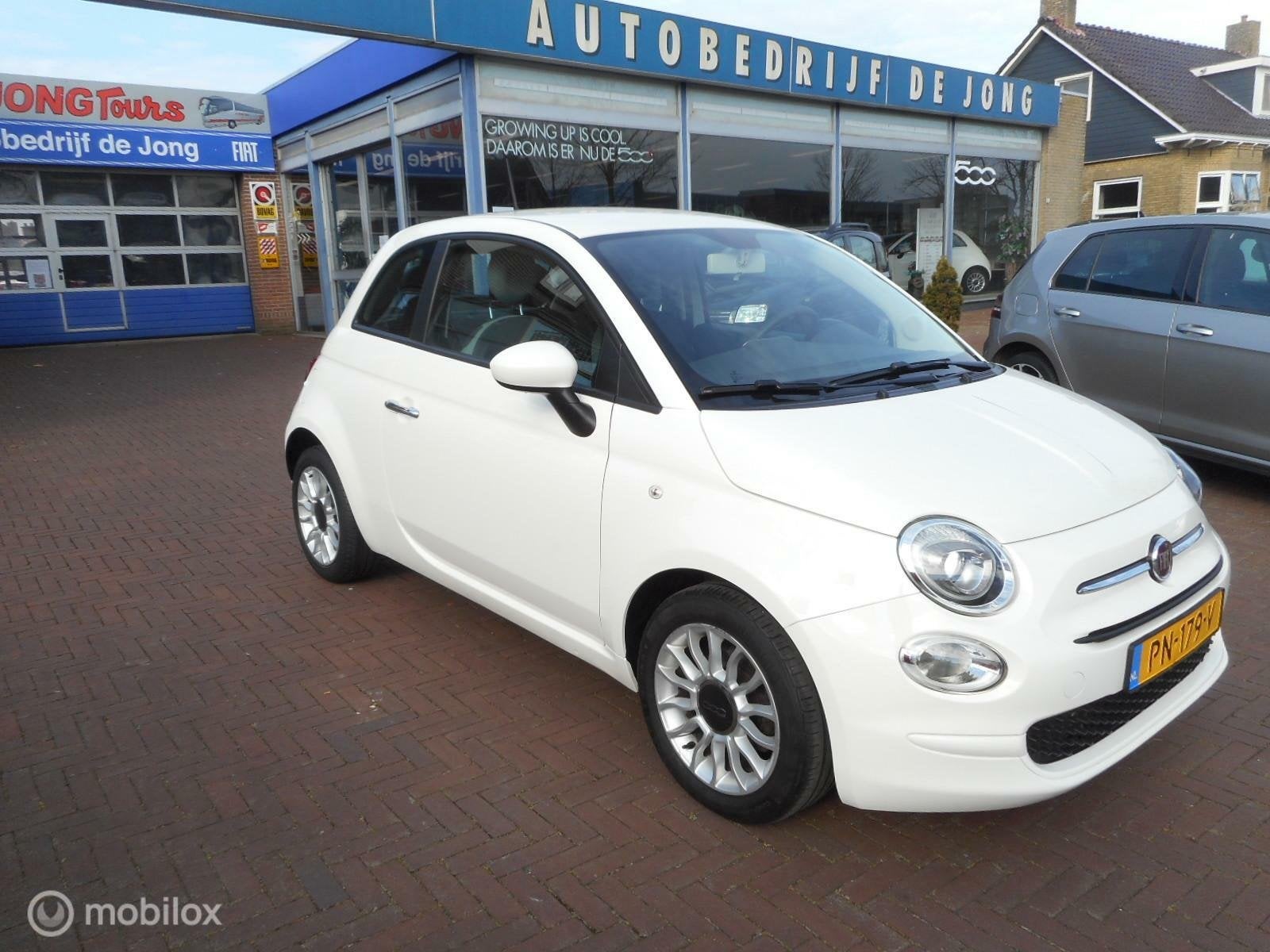 Fiat 500 TwinAir Turbo 80 Popstar AIRCO+LM-VELGEN, Auto's, Gebruikt, Met garantie (alle), Origineel Nederlands, Bedrijf