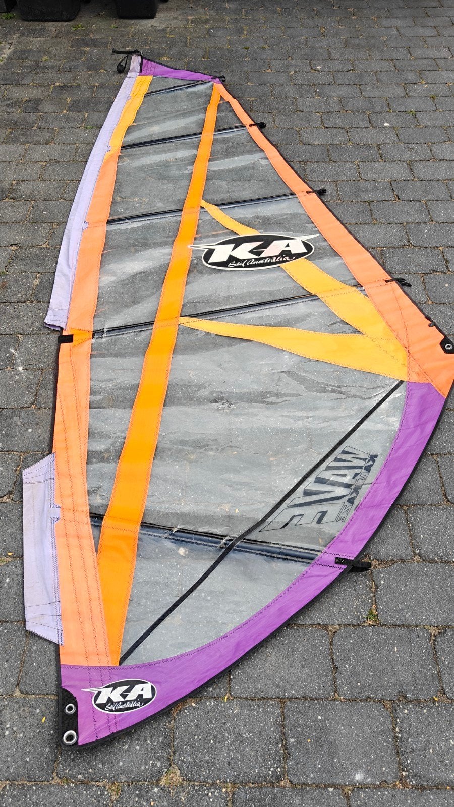 KA Sails Kamikaze 5.0 Wave Zeil, Ophalen, Gebruikt, 5 tot 6.5 m², KA