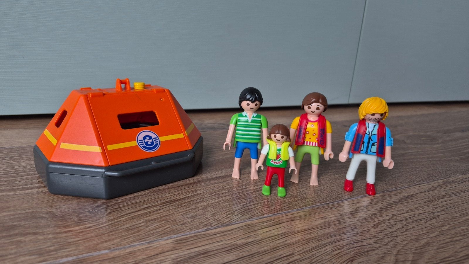 Playmobil (5545) Reddingsvlot, Ophalen, Complete set, Zo goed als nieuw, Boot/Schip