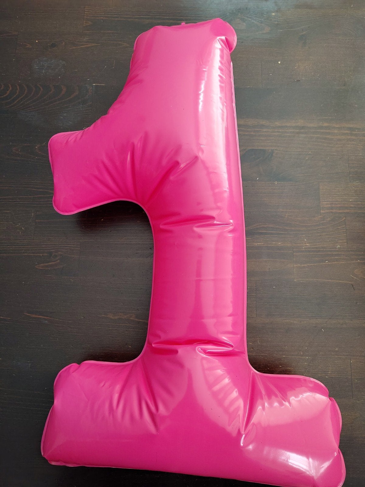Roze ballon 1 jaar, Ophalen of Verzenden, Zo goed als nieuw, Versiering, Verjaardag