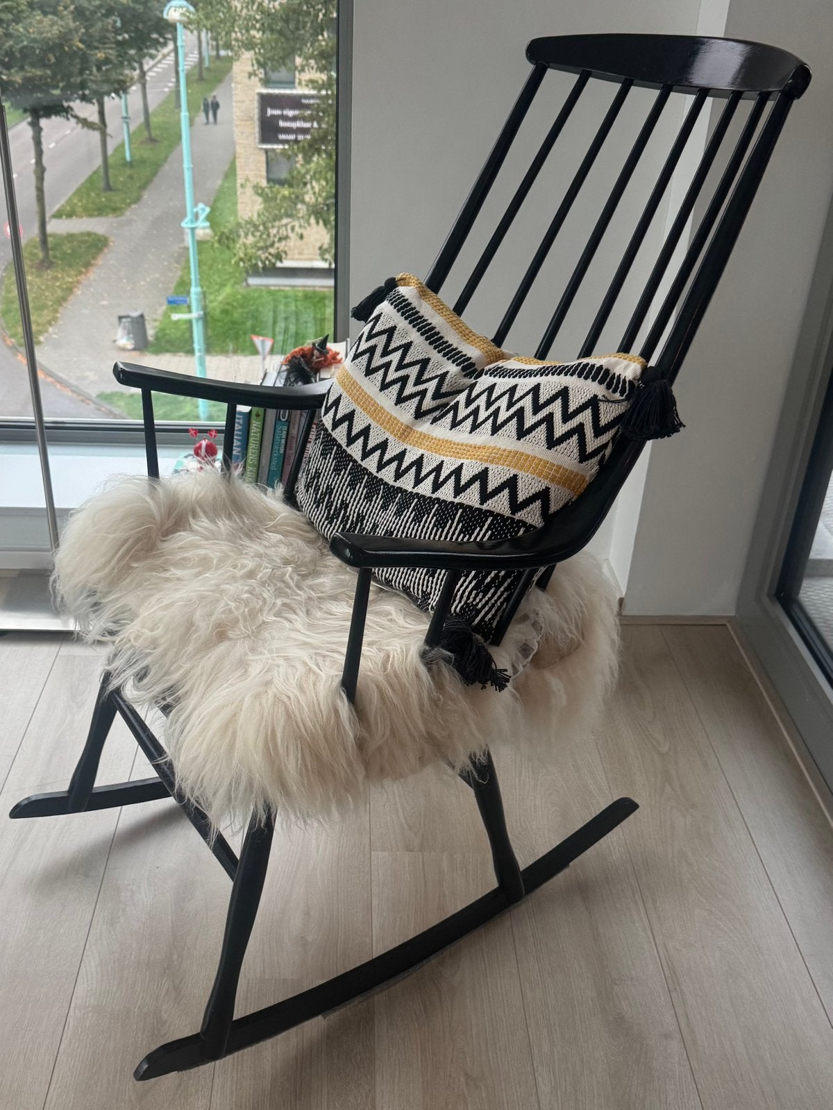 Vintage Lena Larsson Rocking Chair – Black, Ophalen, Zo goed als nieuw, Stoel(en)