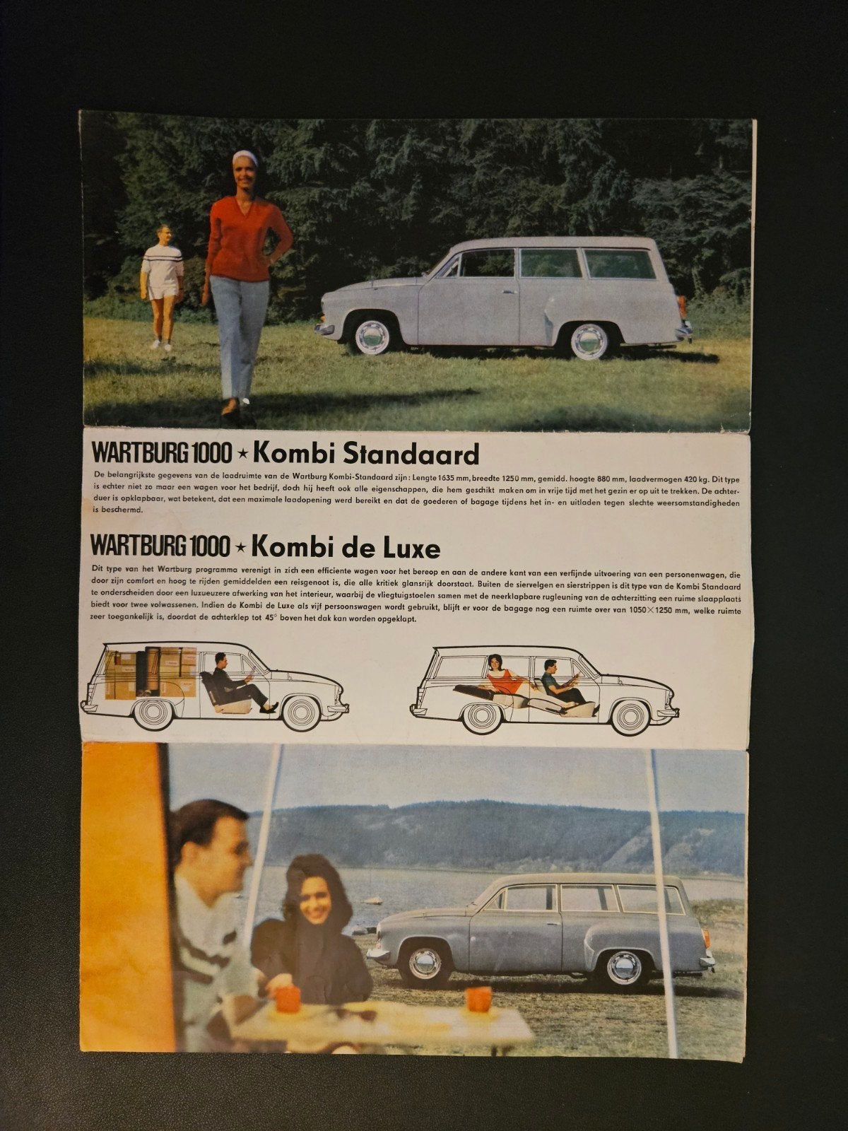Brochure Wartburg 1000 1965, Ophalen of Verzenden, Zo goed als nieuw, Overige merken