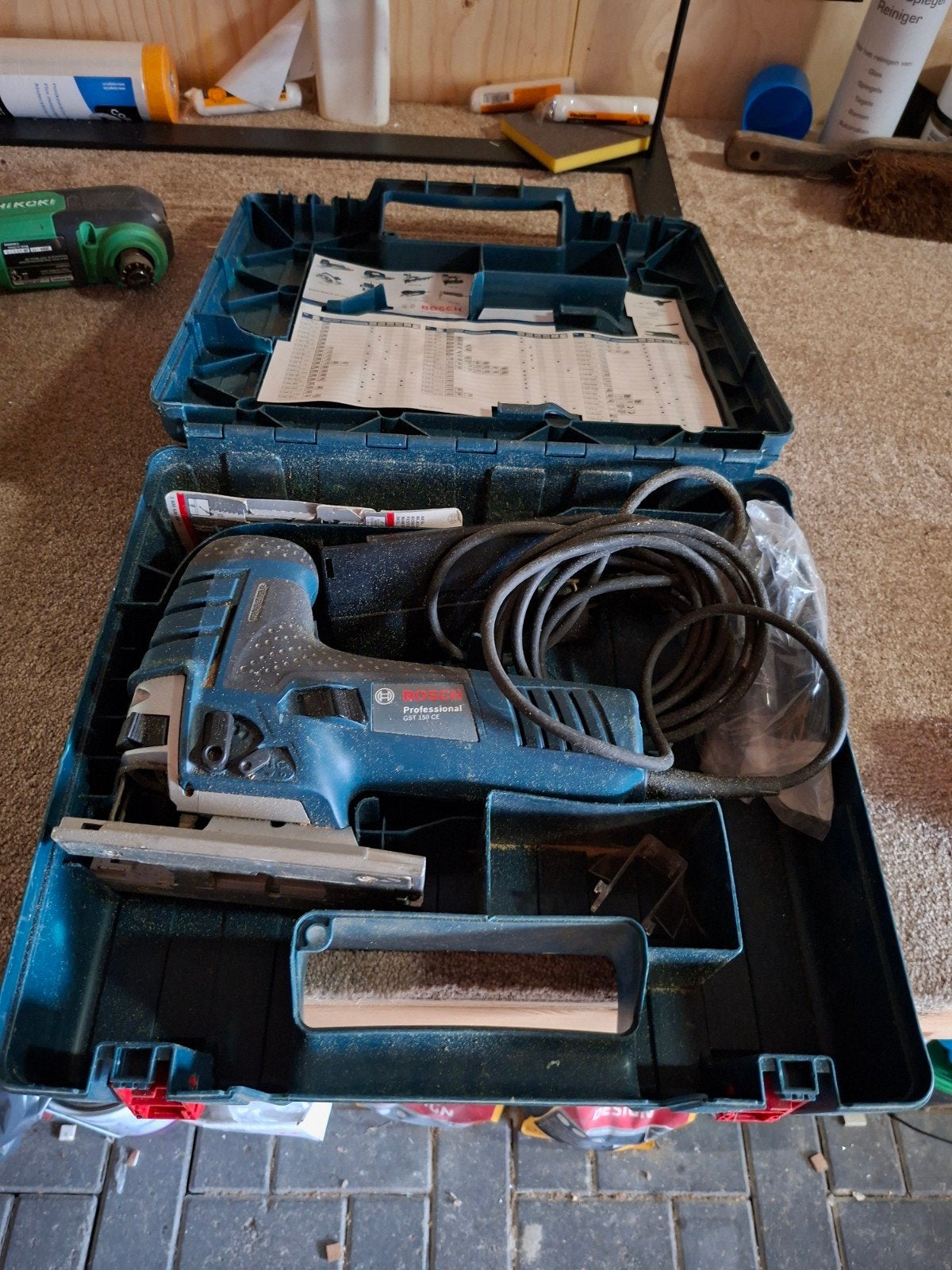 Bosch Professional GST 150 CE Decoupeerzaag in koffer, Ophalen, Gebruikt, Decoupeerzaag, Bosch