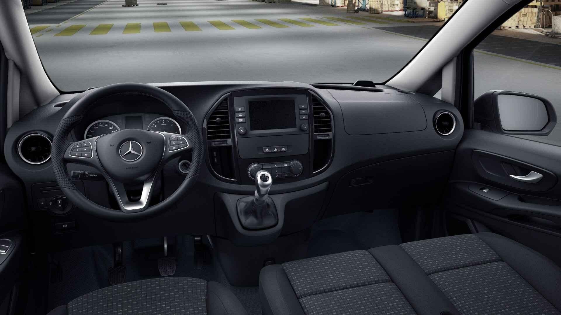 Mercedes-Benz Vito 110 CDI L2, Auto's, Gebruikt, Euro 6, 4 cilinders, Wit