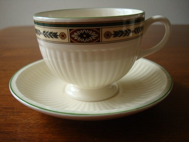 Wedgwood "Carlton" Kop en Schotel Nieuw, Nieuw, Ophalen of Verzenden, Overige stijlen, Kop(pen) en/of Schotel(s)