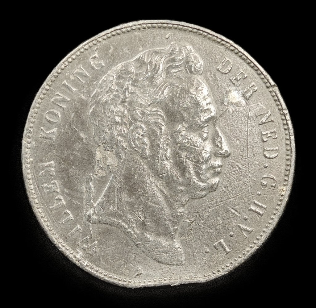 1840 Rijksdaalder Willem I EENZIJDIGE AFSLAG IN LOOD (RRRRR ...