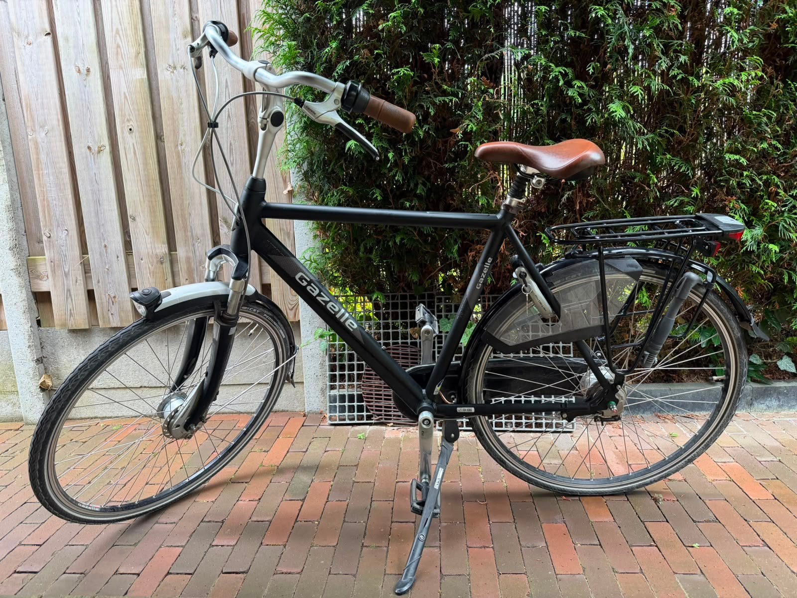 Herenfiets Gazelle, Fietsen en Brommers, Fietsen | Heren | Herenfietsen, Ophalen, Gebruikt, Versnellingen, 57 tot 61 cm
