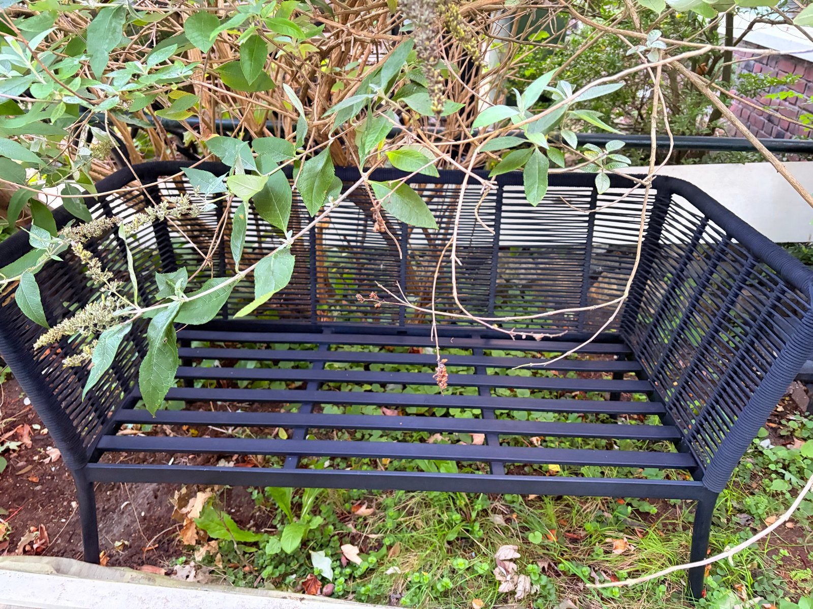 Zo goed als nieuwe Karwei tuin loungebank, Tuin en Terras, Ophalen of Verzenden, Zo goed als nieuw, Wicker