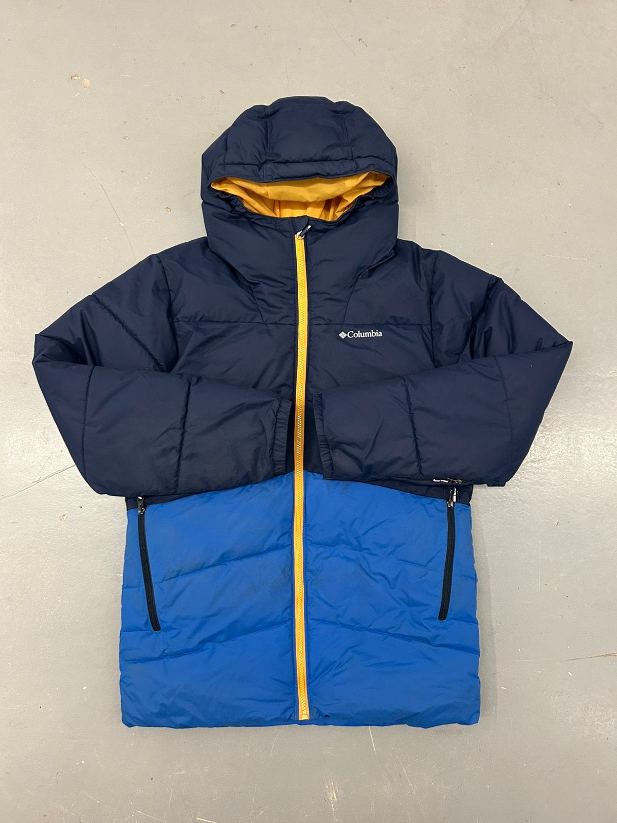 Columbia winterjas blauw maat s, Ophalen of Verzenden, Zo goed als nieuw, Blauw