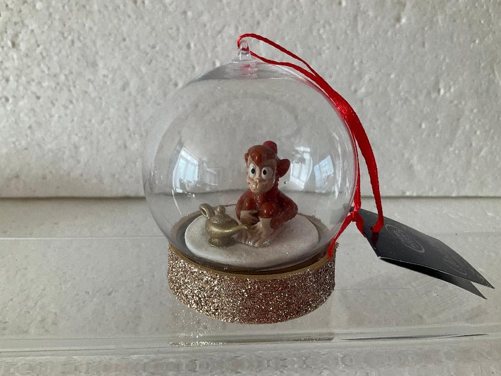 Disney Aladdin - globe - kerstbal, Verzamelen, Ophalen of Verzenden, Overige figuren, Zo goed als nieuw, Beeldje of Figuurtje