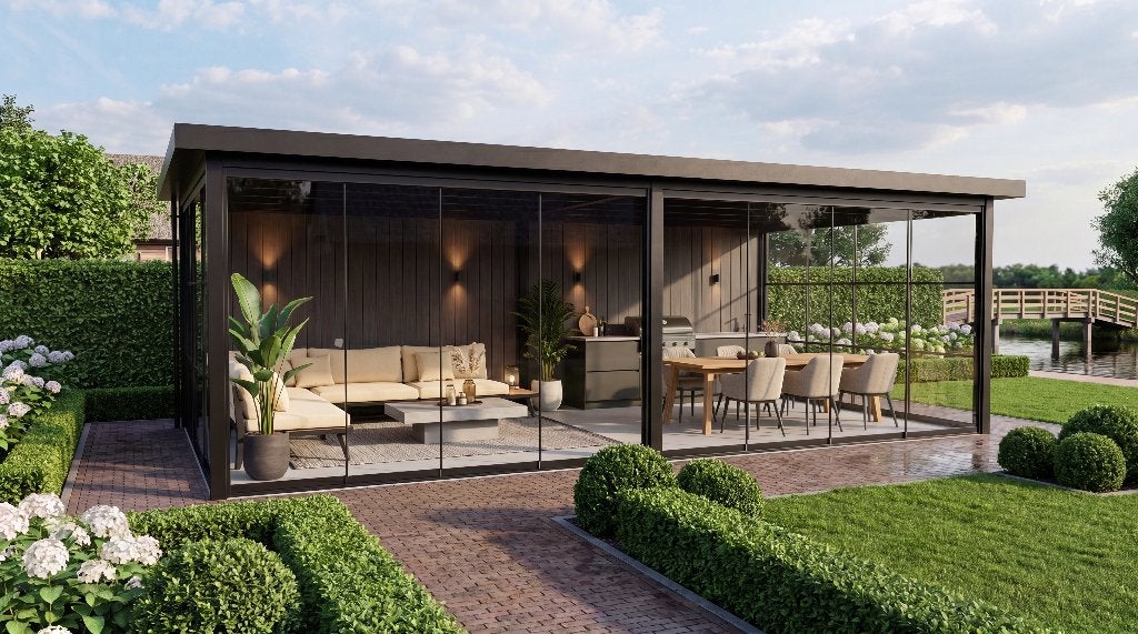 Grote onderhoudsvrije tuinkamer | Zelf samenstellen | NIEUW, Tuin en Terras, Tuinhuizen, 200 tot 400 cm, Nieuw, Ophalen of Verzenden