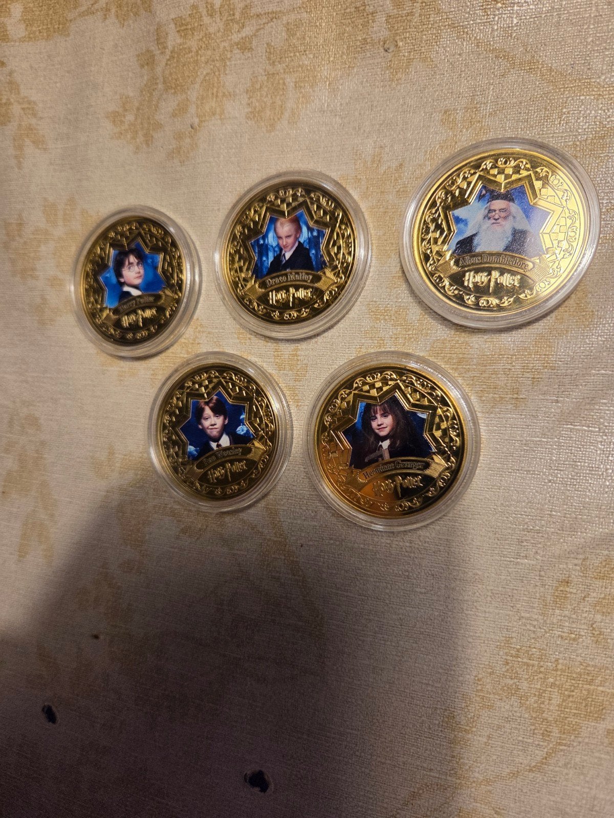Harry Potter verzamelmunten - 5 stuks, Ophalen of Verzenden, Nieuw, Overige typen