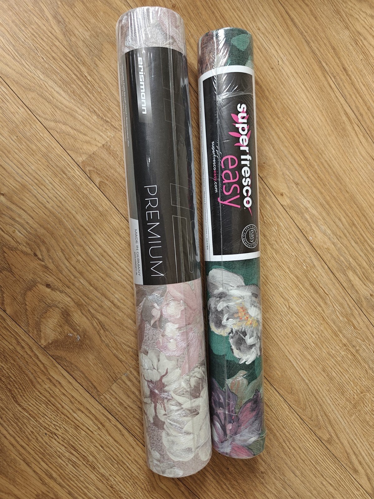 Bloemenbehang - Erismann Premium & Superfresco Easy, Bloemen, Groen, Vliesbehang, Minder dan 5 m²