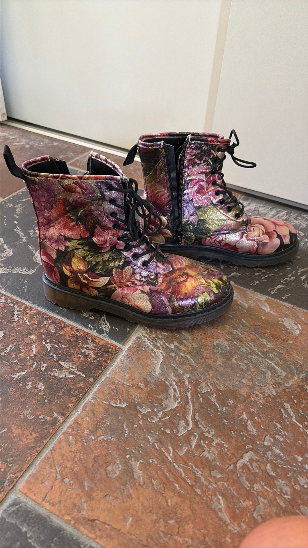 Zgsn mooie kleurrijke  boots mt 39, Overige kleuren, Overige typen, Ophalen of Verzenden, Zo goed als nieuw