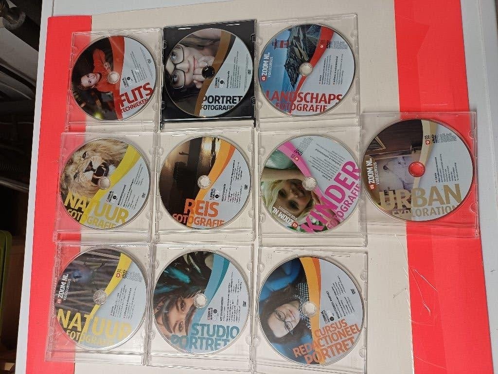 Diverse DVDS - Videocursus Zoom-NL - Fotografie, Alle leeftijden, Ophalen of Verzenden, Gebruikt, Wetenschap of Techniek