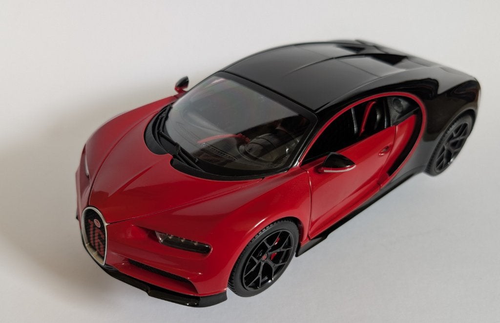 Bugatti Chiron, Ophalen of Verzenden, Zo goed als nieuw, Auto, Bburago