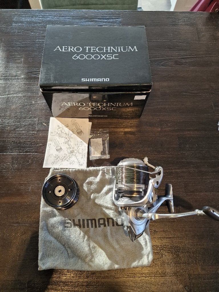 Shimano technium XSC 14000, 10000, 6000(magnesium), Ophalen of Verzenden, Zo goed als nieuw, Molen