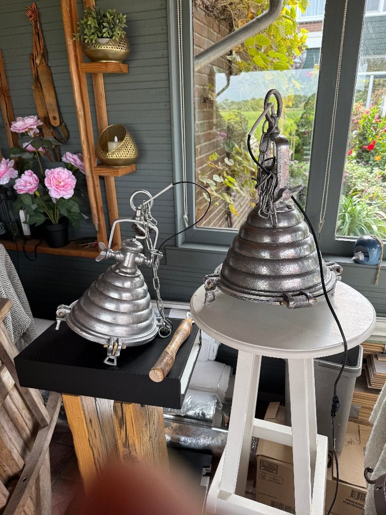 industrie lampen, Huis en Inrichting, Ophalen, Zo goed als nieuw, Metaal, E27 (groot)