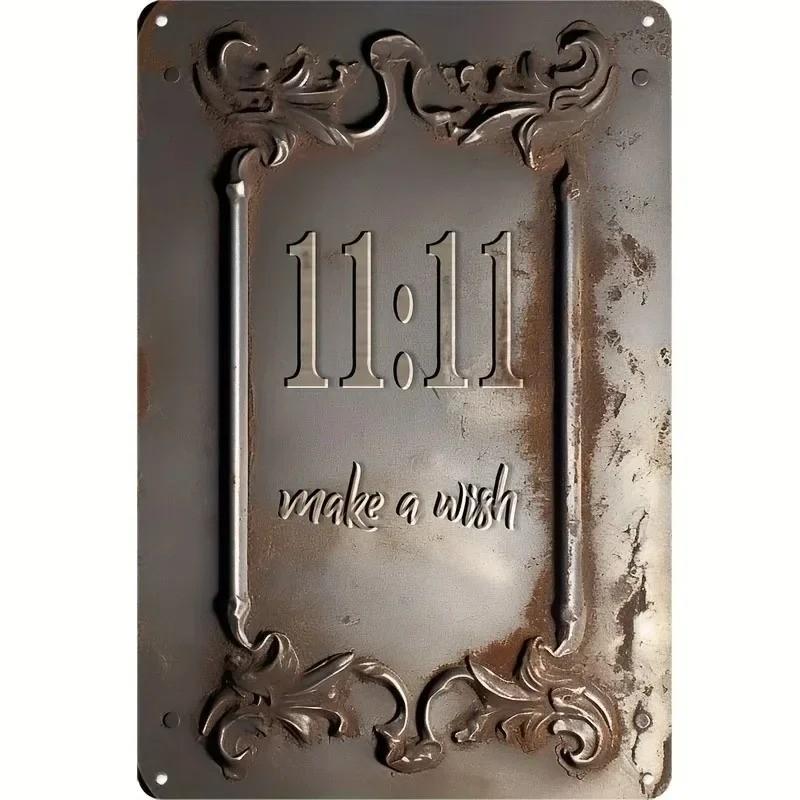 Vintage metalen bordjes - Antieke tin stijl (20x30cm), Ophalen of Verzenden, Nieuw