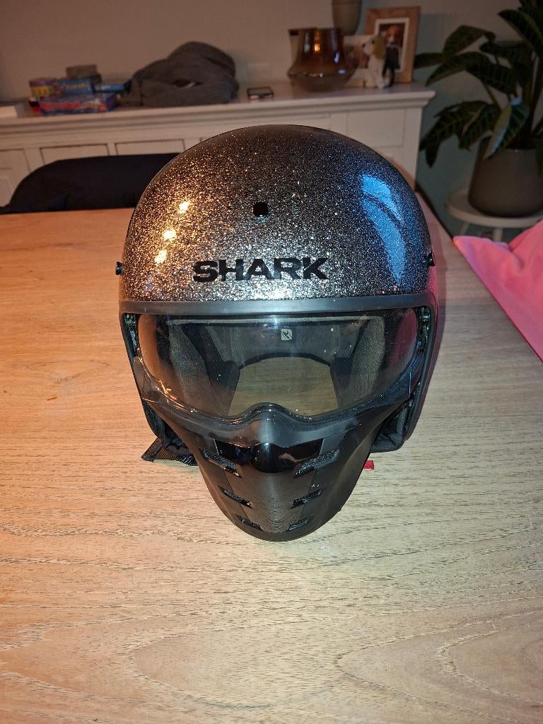 Shark helm carbon maat S, Jethelm, Shark, Kinderen, Ophalen of Verzenden