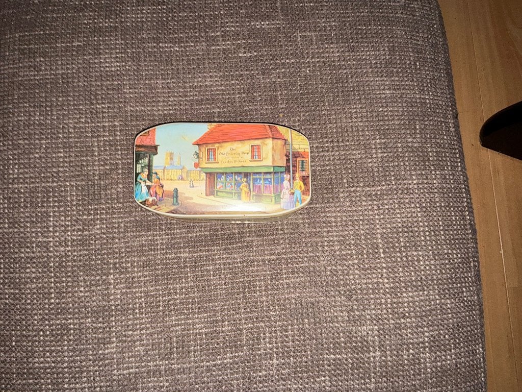 Te koop antiek koek blik brocante, Ophalen of Verzenden, Gebruikt, Koek(jes), Overige merken