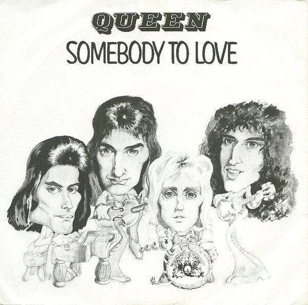 Queen - Somebody to love (vinyl single), Cd's en Dvd's, Gebruikt, Verzenden, 7 inch, Fotohoes