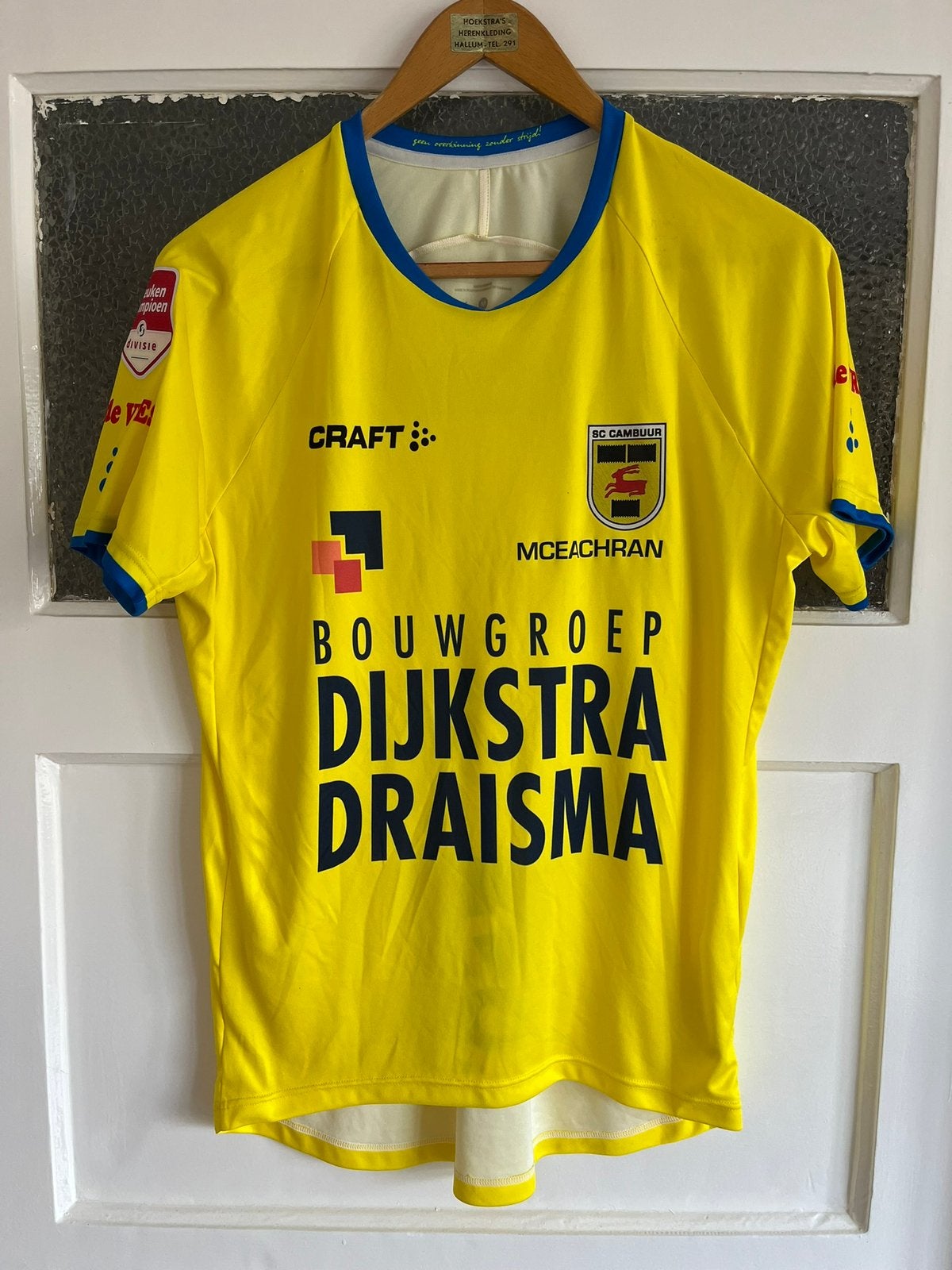 Cambuur shirt 19-20 McEachran matchworn match worn, Verzamelen, Ophalen of Verzenden, Zo goed als nieuw, Buitenlandse clubs, Shirt