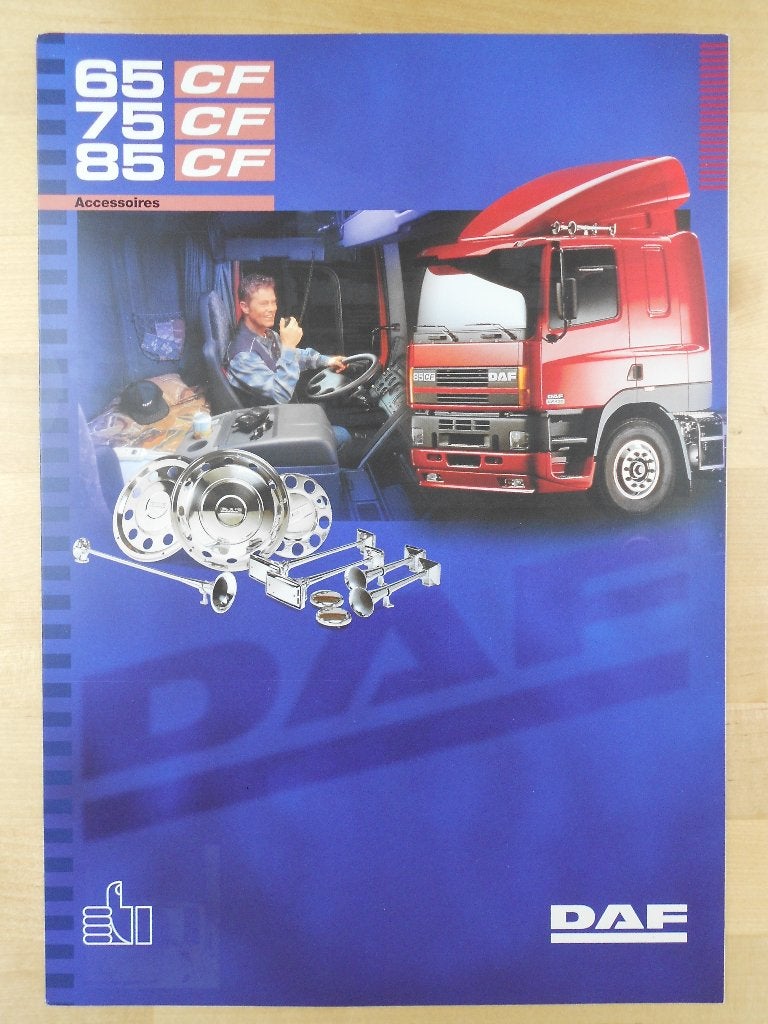 DAF 65 75 85 CF Accessoires Brochure 2000 65CF 75CF 85CF, Ophalen of Verzenden, Zo goed als nieuw, Overige merken, DAF