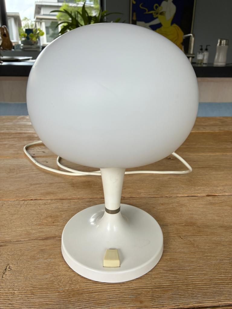 Vintage Space age Hoso tafellamp, Huis en Inrichting, Lampen | Tafellampen, Ophalen of Verzenden, Glas, Minder dan 50 cm