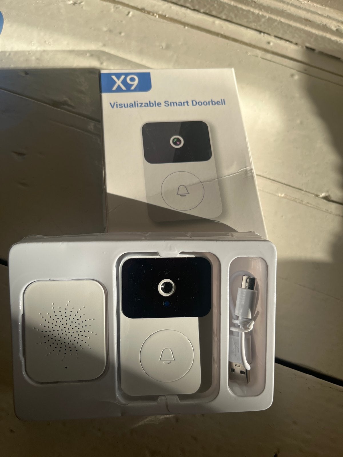 X9 Visualizable Smart Deurbel - Draadloos met Camera, Ophalen of Verzenden, Bewegingsdetectiesensor, Nieuw, Draadloos