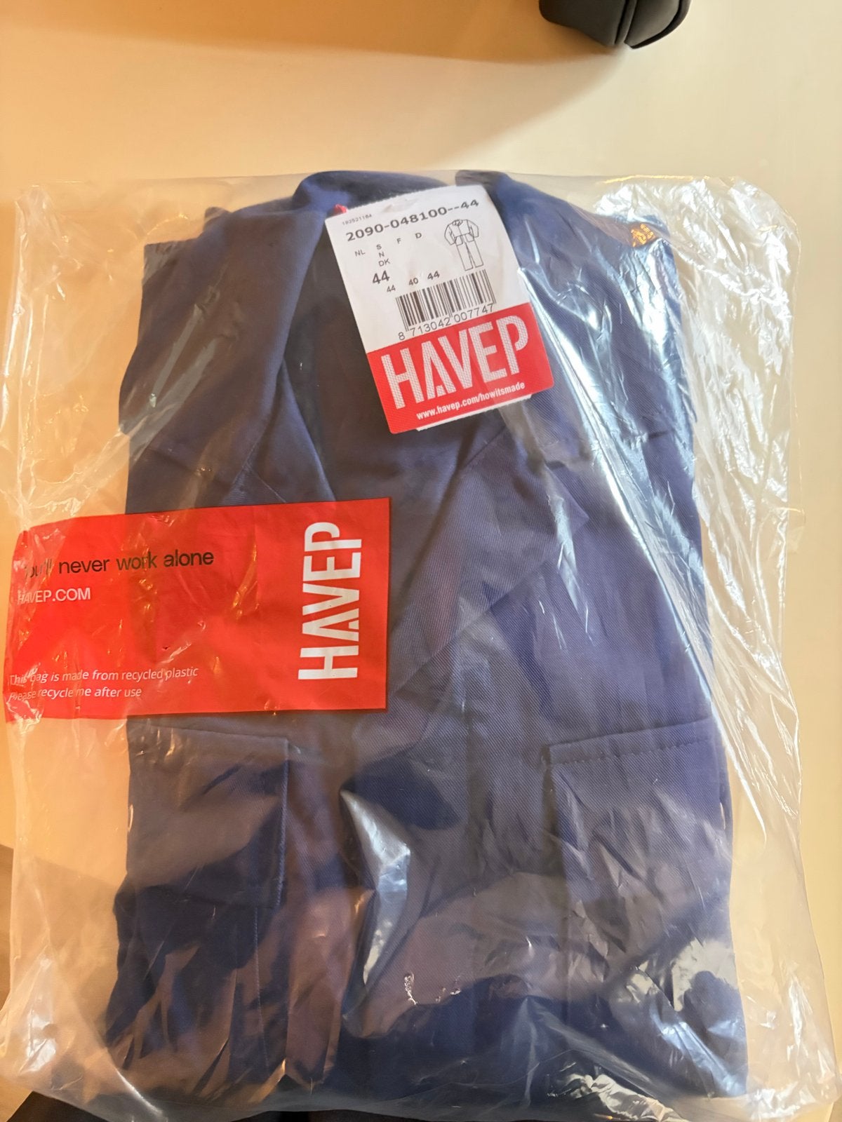 HAVEP Werkkleding Overall Maat 44 - Nieuw in Verpakking, Ophalen, Nieuw