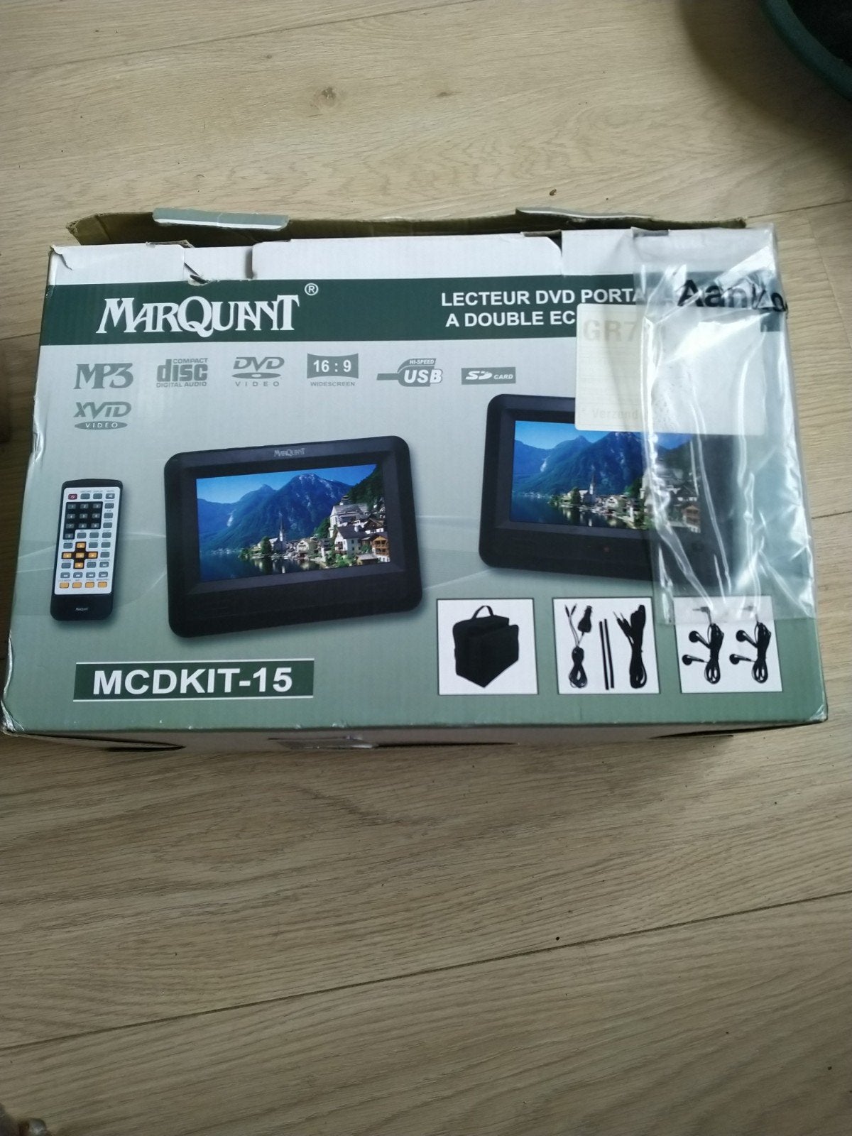 Marquant MCDKIT-15 Draagbare DVD-speler met dubbel scherm, Draagbaar, Nieuw, Ophalen, Overige merken