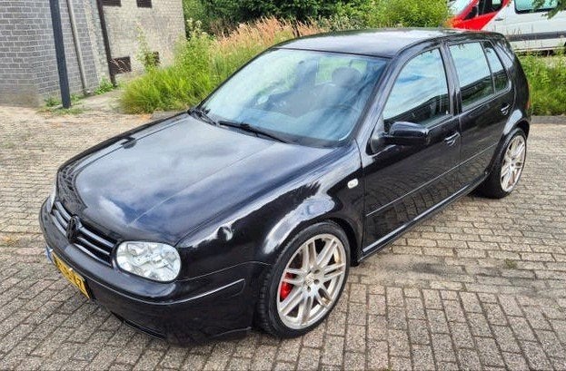 ✅️Volkswagen Golf 2.3 V5 GTI Automaat/Leder/Apk2027✅️, Zwart, 150 pk, Zwart, 650 kg